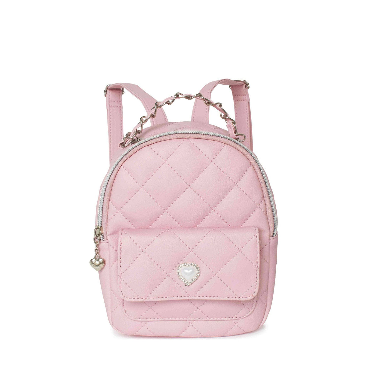 Pearl Quilted Mini Backpack