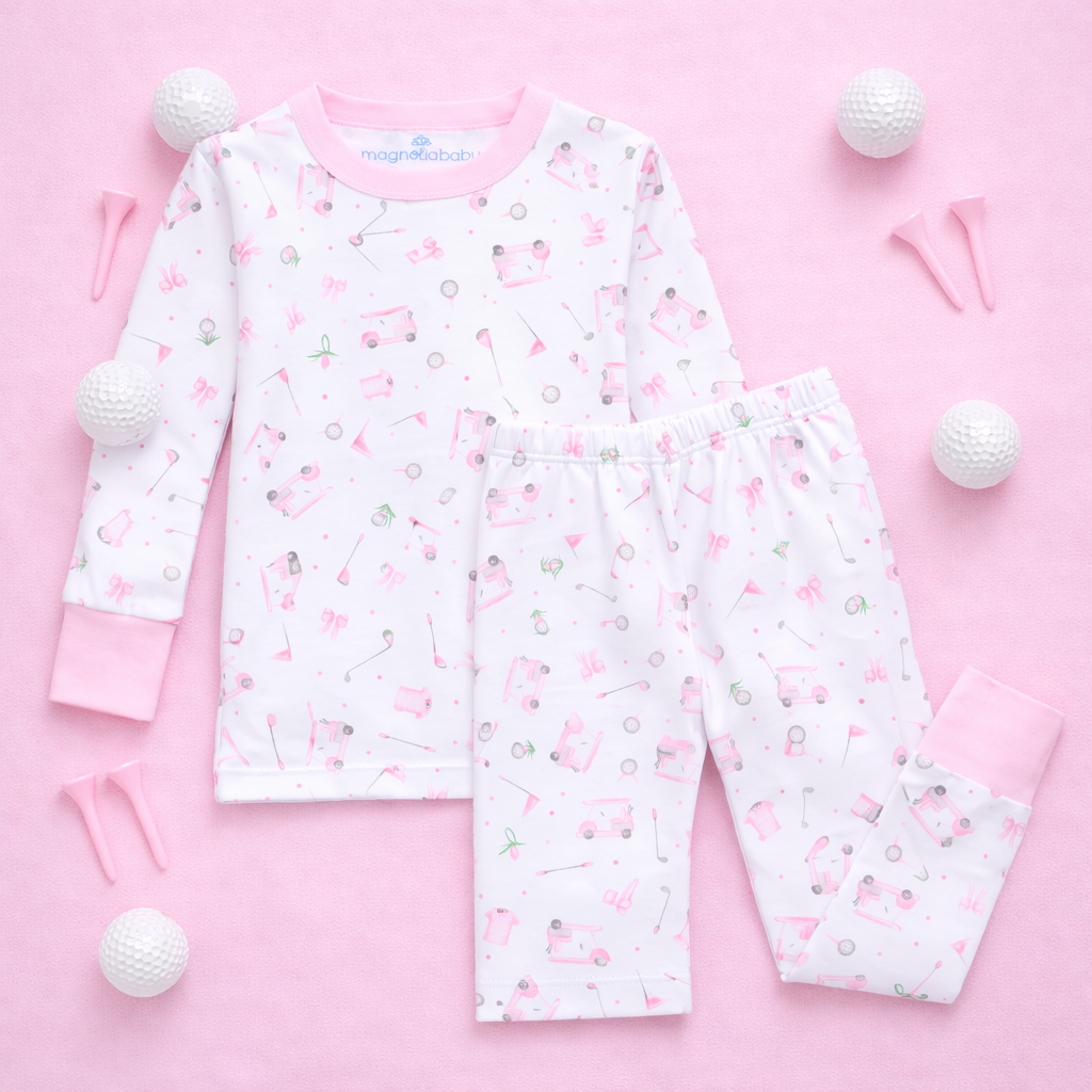 Little Golfer Long Pajamas