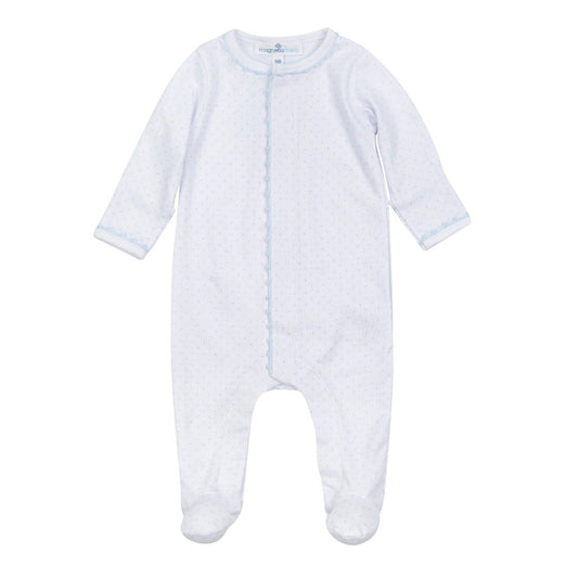 Little Love Footie - Light Blue: 3 Months