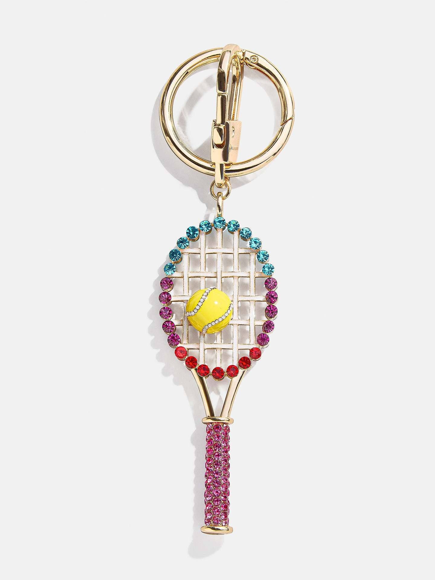 Creative Letter Rhinestone Keychain Bag Charm