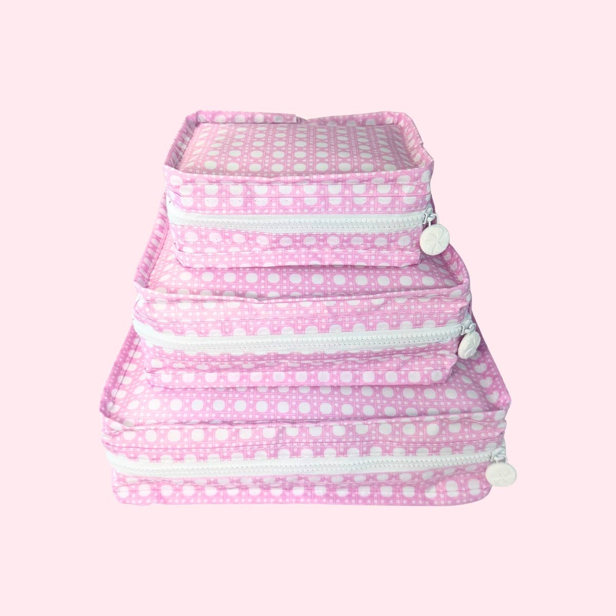 Pink Bungalow ~WIPEABLE~ Stacking Set | Mint