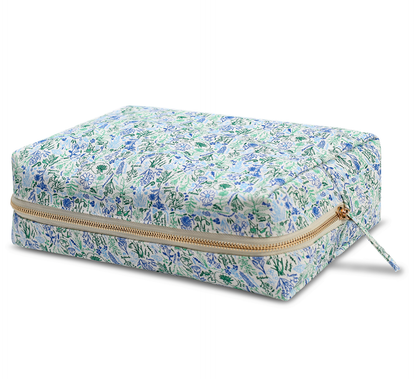 Birth Flowers Large Travel Pouch: Birth Flowers - Aster Multi / OS