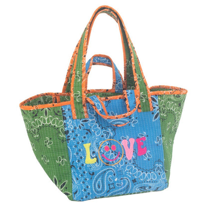 "Love" Bandana Multicolor Bag