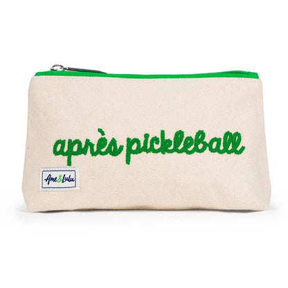 Brush It Off Cosmetic Case: Apres Pickleball Natural