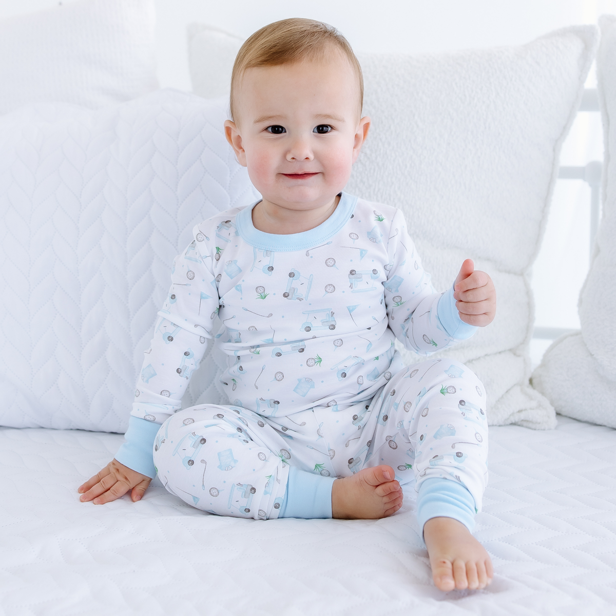 Little Golfer Long Pajamas