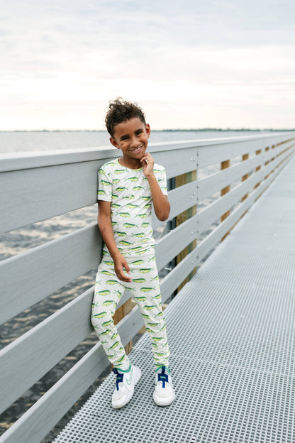 Mahi Short Sleeve with Pants Two-Piece Sets
