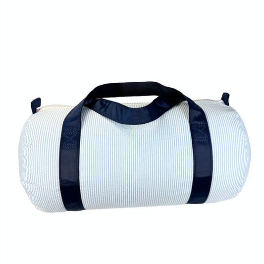 Skipper Seersucker Medium Duffel | Mint