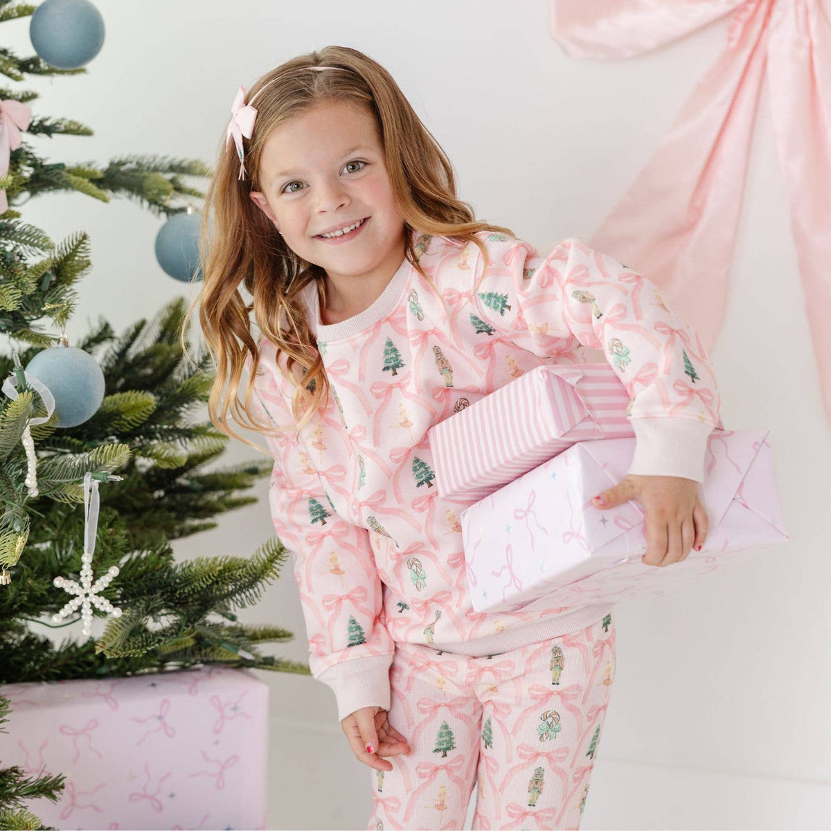 Nutcracker Trellis Christmas Flare Legging