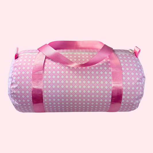 Pink Bungalow ~WIPEABLE~ Medium Duffel | Mint