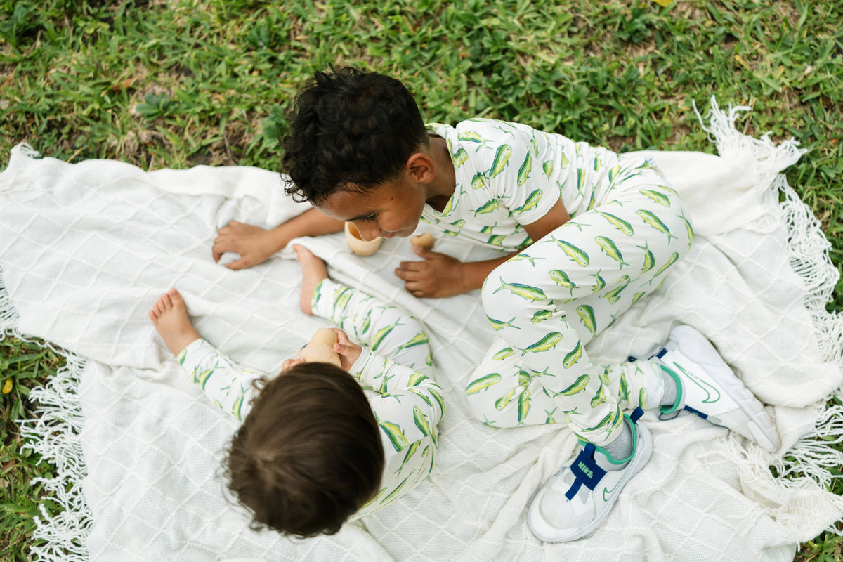 Mahi Short Sleeve with Pants Two-Piece Sets