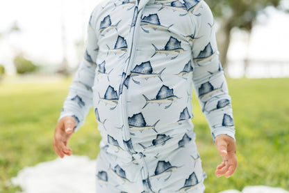 Sailfish Sleepers with Fold Over Cuffs