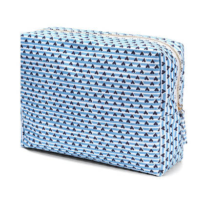 Sailor Hearts Large Pouch: Sailor Hearts - Chatham Blue / OS
