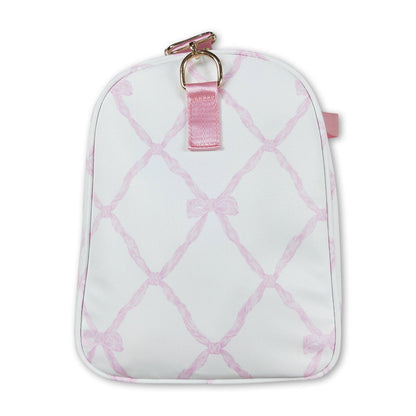 Pink bow duffel bag: Dufflel Bag / M