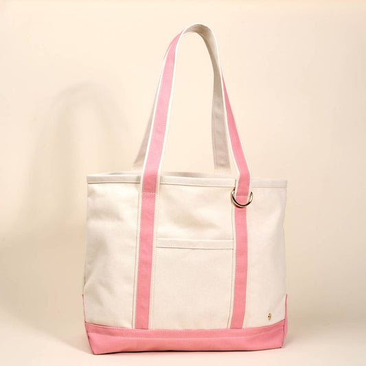 The Signature Canvas Tote Bag–Blush