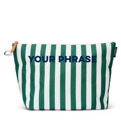 "Cabana" Pouch Large (Personalizable): Calypso