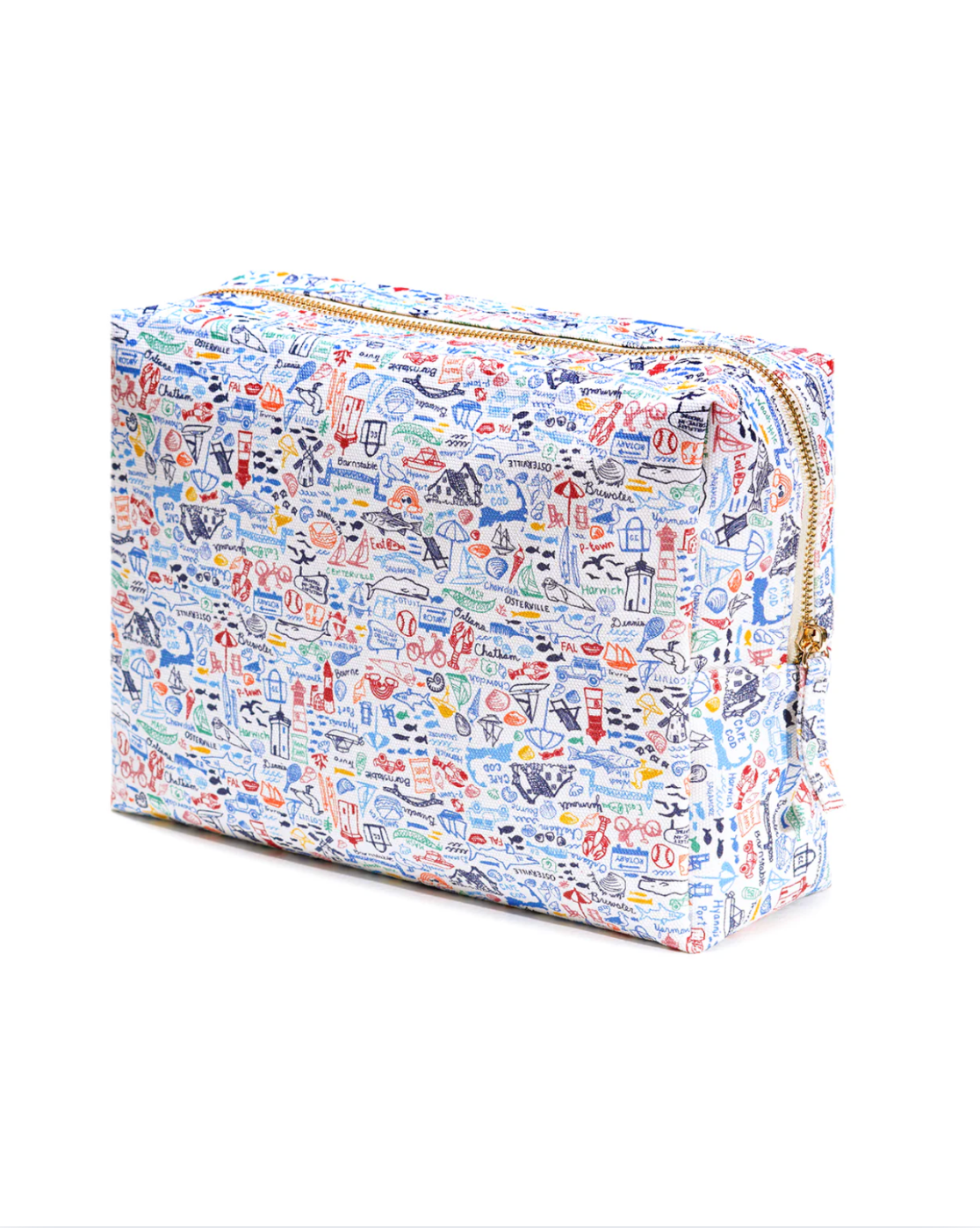 Cape Cod Large Pouch: Cape Cod - Monomoy Multi / OS