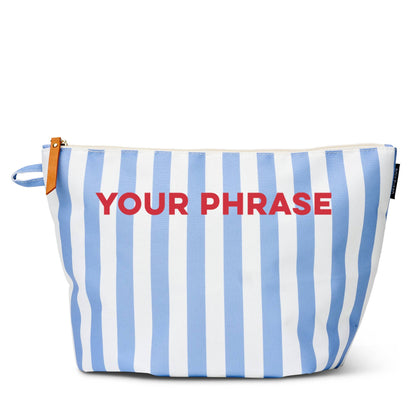 "Cabana" Pouch Large (Personalizable): Calypso