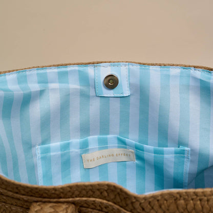 Straw & Sun Tote–Beach
