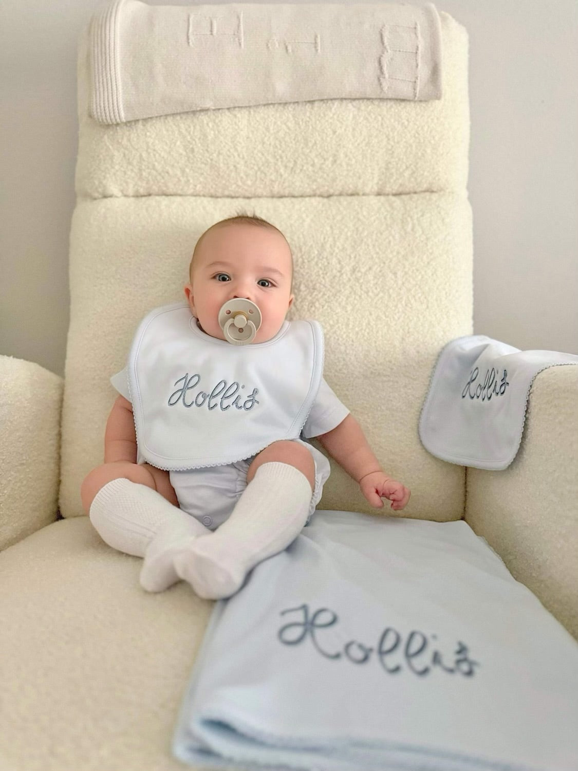 THE LUKE BUBBLE:Collared Bubble-Baby Gift-Pima Cotton Baby-Monogrammed Bubble-Monogrammed Baby Boy-Baby Boy Bubble-Take Home Outfit