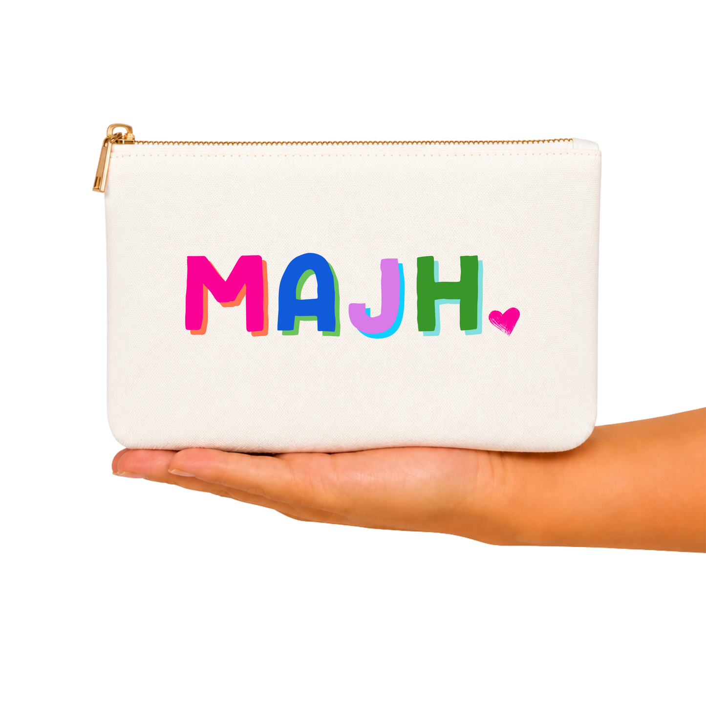 *NEW Mahjong Bag | Canvas mahjong gift w/ cocktail zipper
