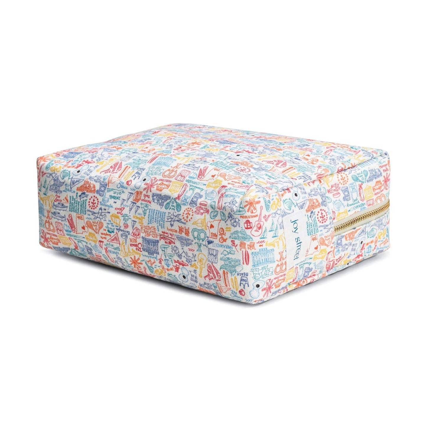 Rhode Island Large Travel Pouch: Rhode Island - Sunny Day Multi / OS