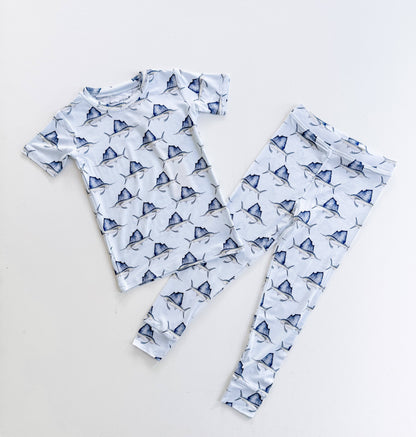 Sailfish Short Sleeve with Pants Two-Piece Sets