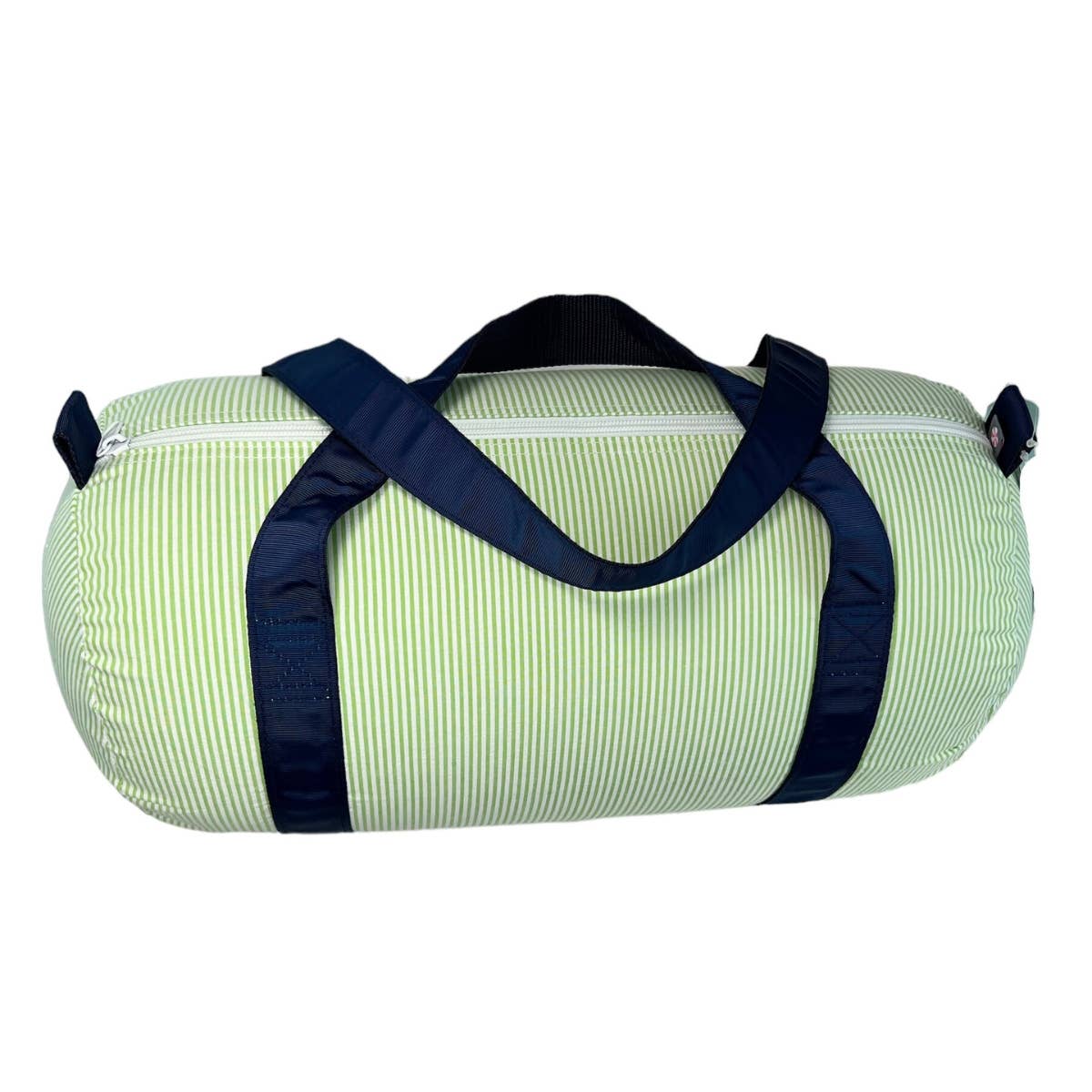 Grasshopper Seersucker Medium Duffel | Mint