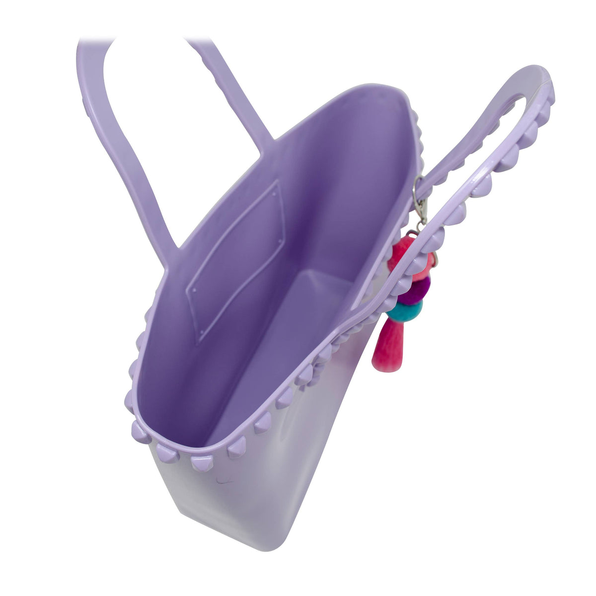 Tiny Jelly Tote Bag: Lavender