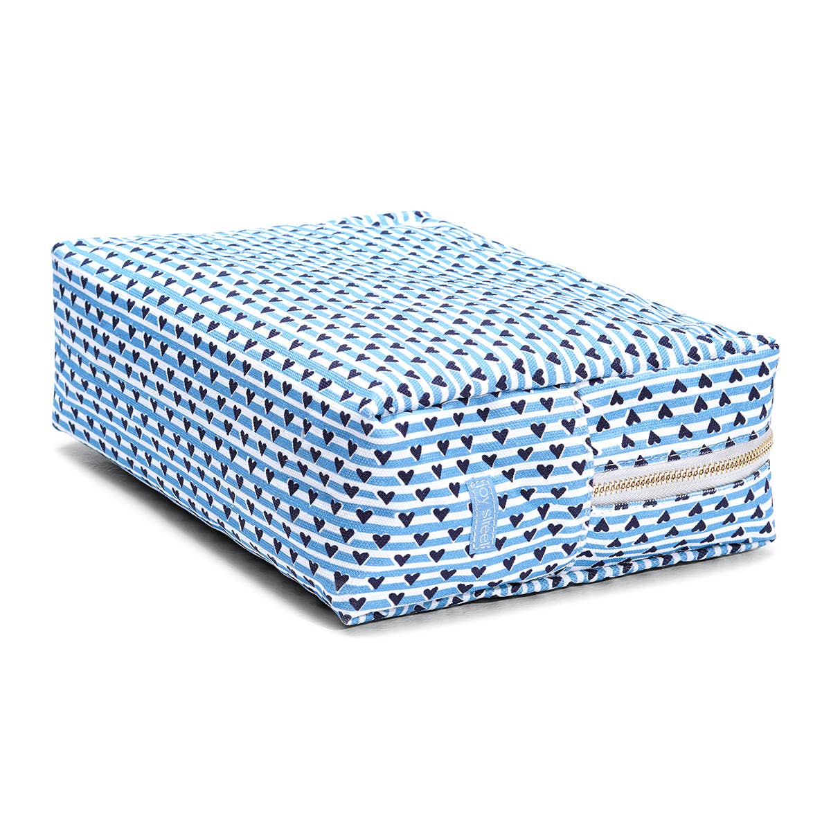 Sailor Hearts Large Pouch: Sailor Hearts - Chatham Blue / OS