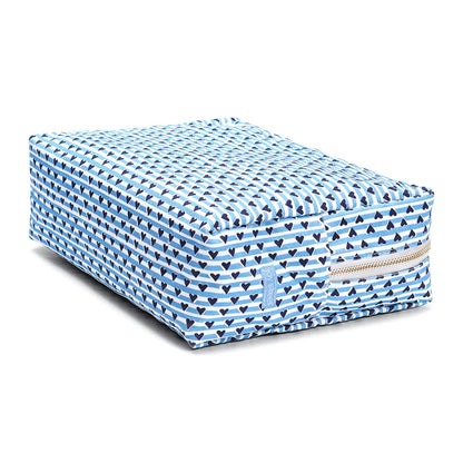 Sailor Hearts Large Pouch: Sailor Hearts - Chatham Blue / OS