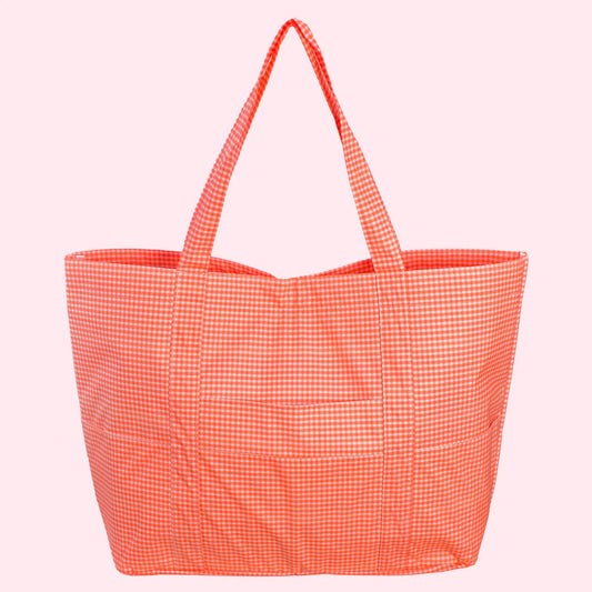 Atomic Orange Wipeable Big Mama Tote