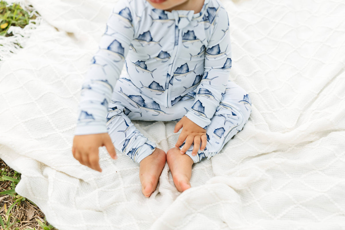 Sailfish Sleepers with Fold Over Cuffs