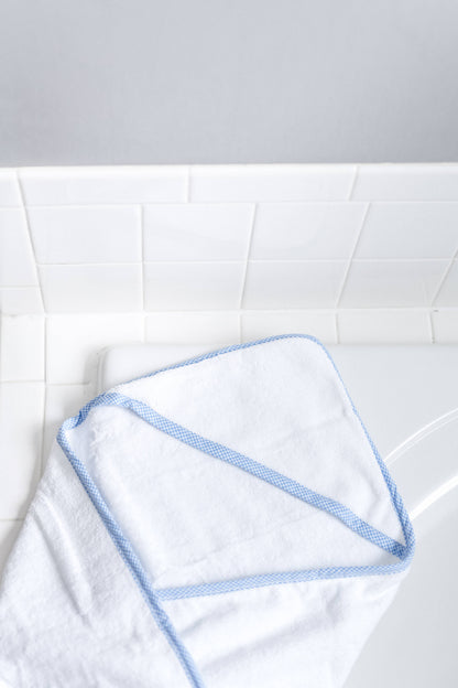 Hooded Terry Bath Towel for Baby and Toddlers | Plush Terry: Light Pink