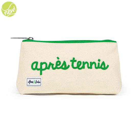 Brush It Off Cosmetic Case: Apres Tennis Natural