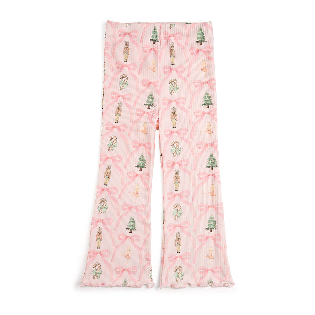 Nutcracker Trellis Christmas Flare Legging
