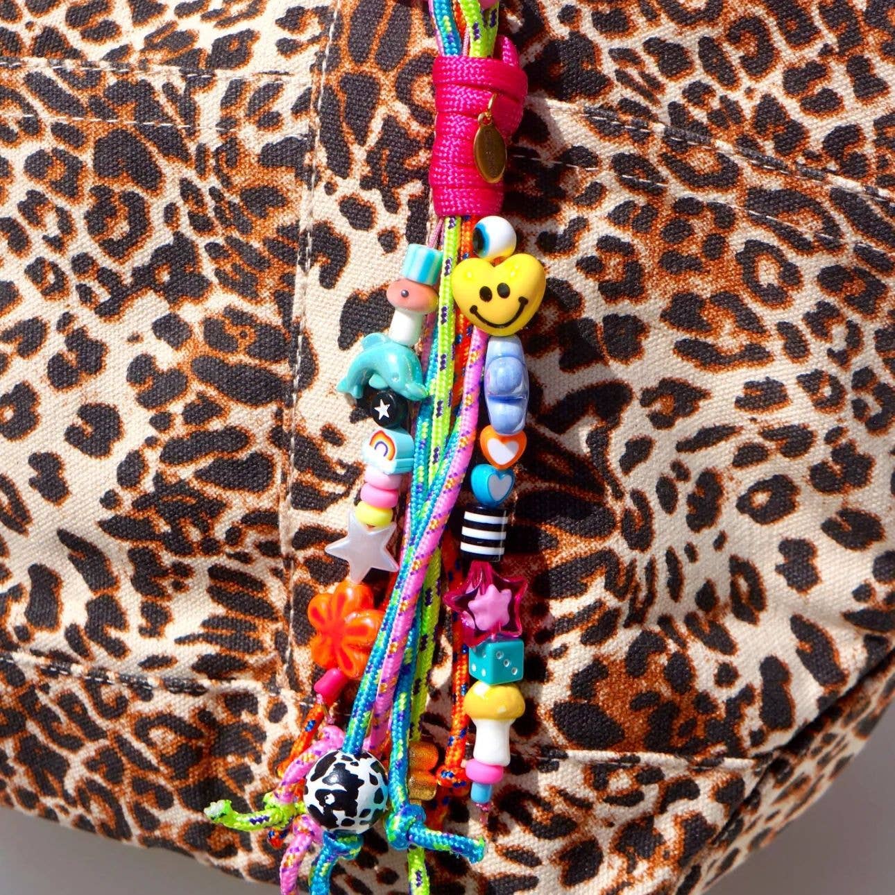 Cute Colorful Cartoon Braided Bag Charm MK2ZCEP6W10BBC201: Smile