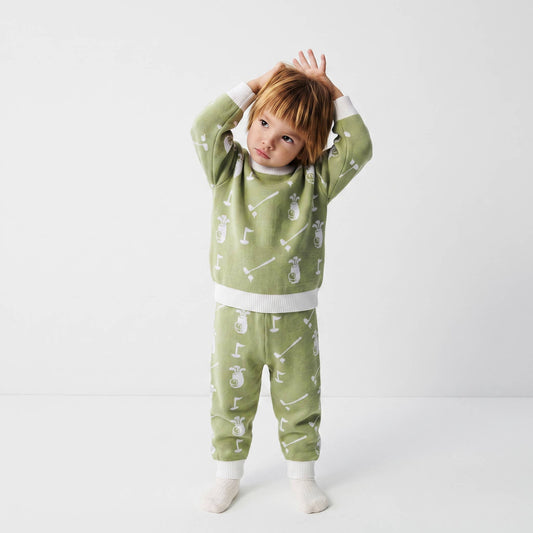 Golf Sweater and Pants Sets: Golf