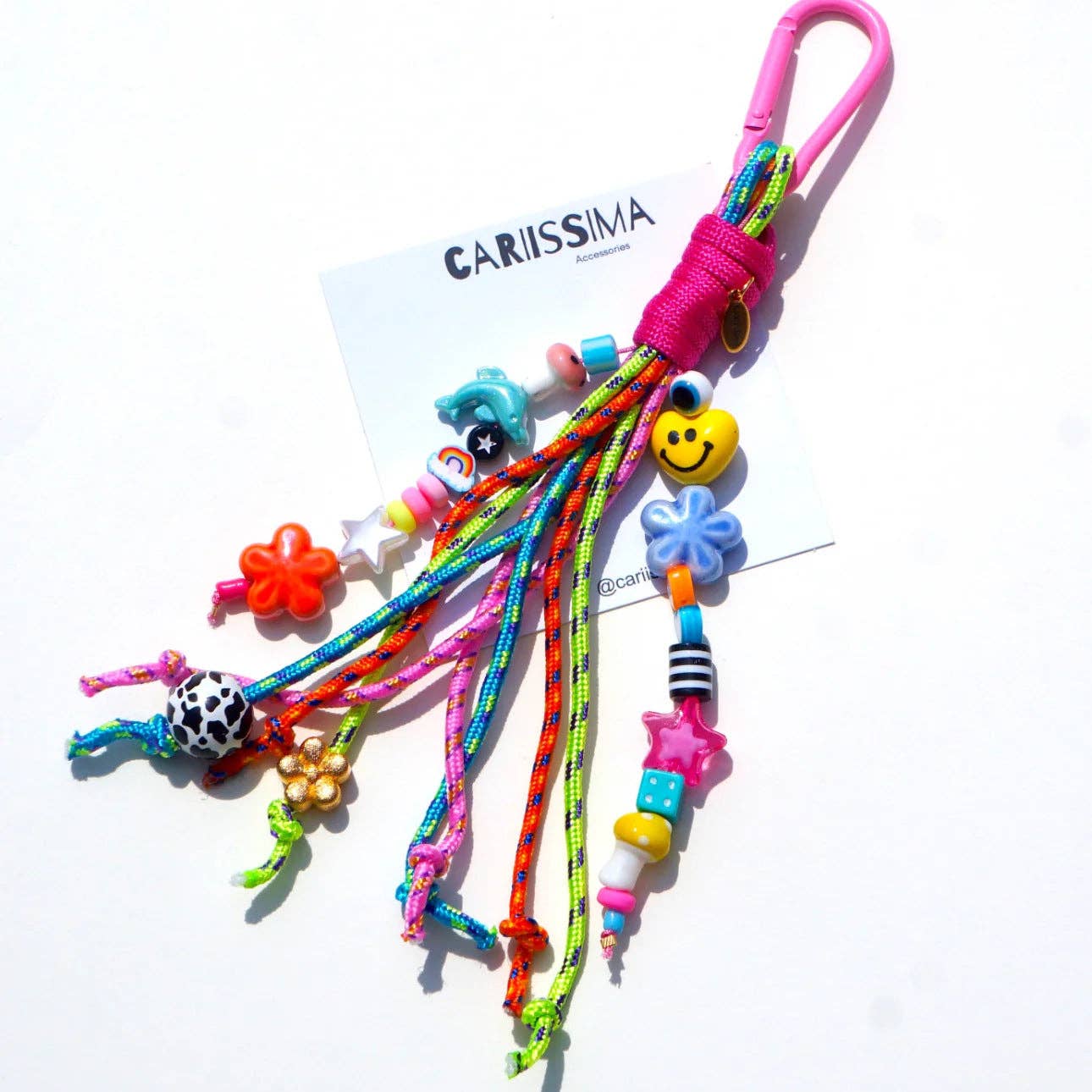 Cute Colorful Cartoon Braided Bag Charm MK2ZCEP6W10BBC201: Smile