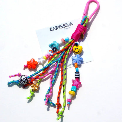 Cute Colorful Cartoon Braided Bag Charm MK2ZCEP6W10BBC201: Smile