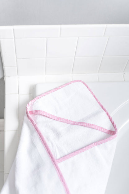 Hooded Terry Bath Towel for Baby and Toddlers | Plush Terry: Navy