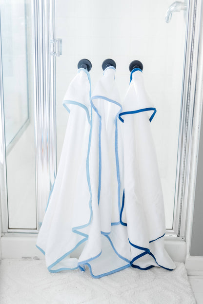 Hooded Terry Bath Towel for Baby and Toddlers | Plush Terry: Light Pink