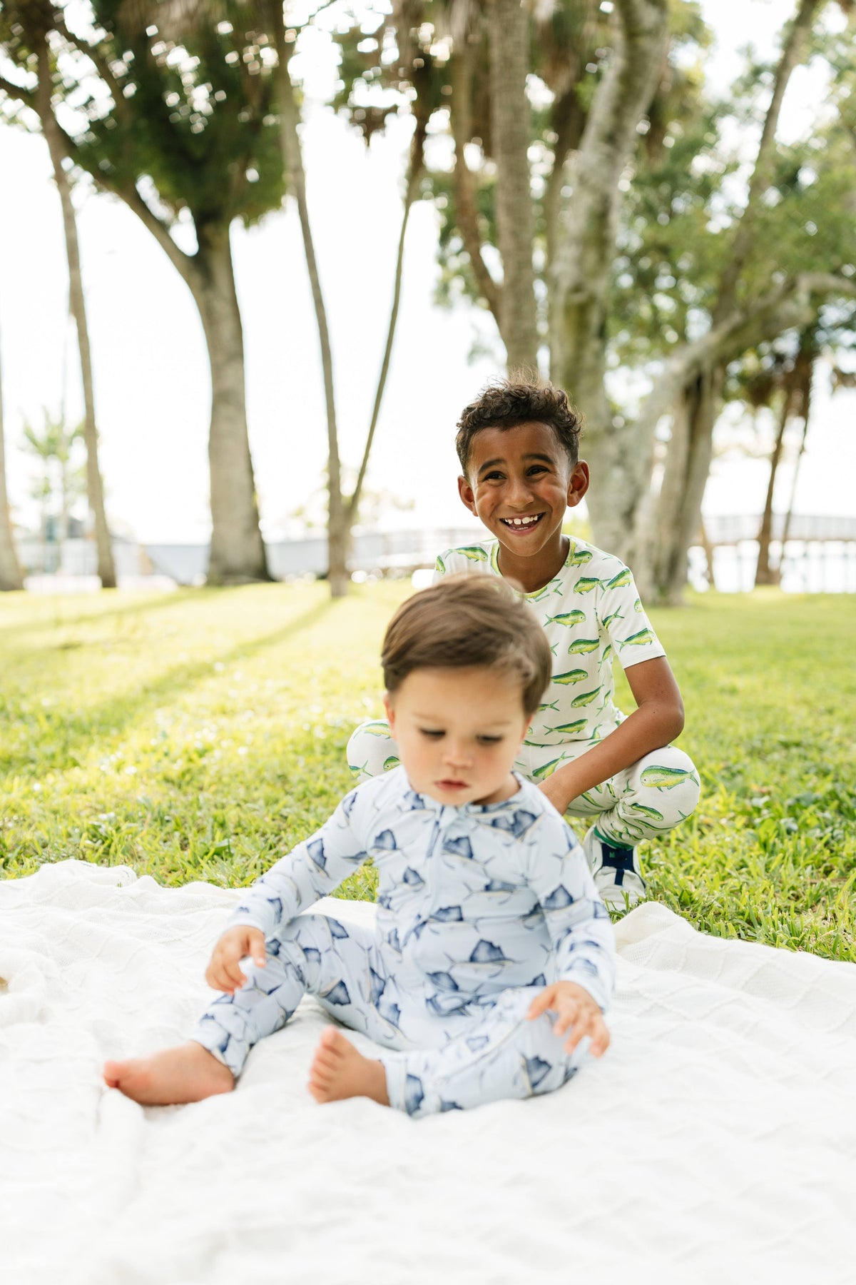 Sailfish Sleepers with Fold Over Cuffs
