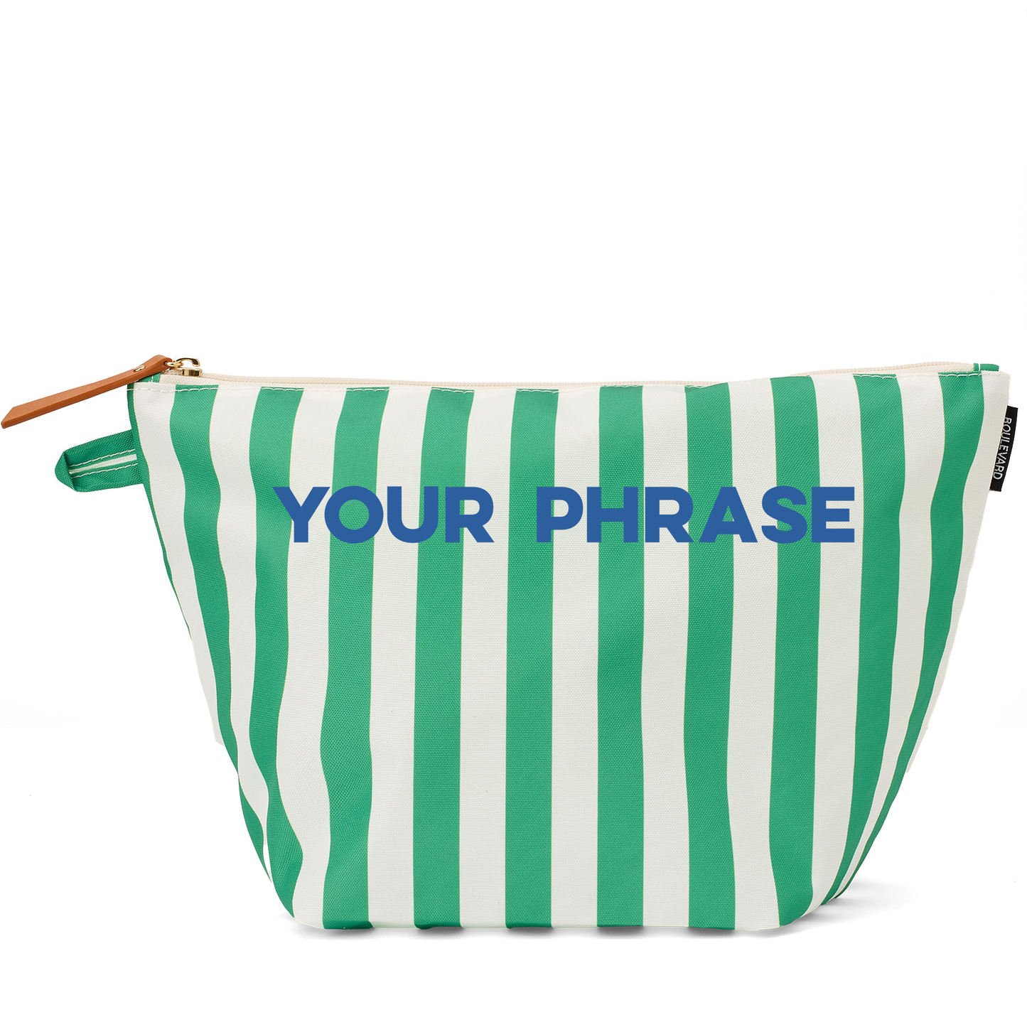 "Cabana" Pouch Large (Personalizable): Calypso
