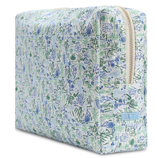 Birth Flowers Large Travel Pouch: Birth Flowers - Aster Multi / OS