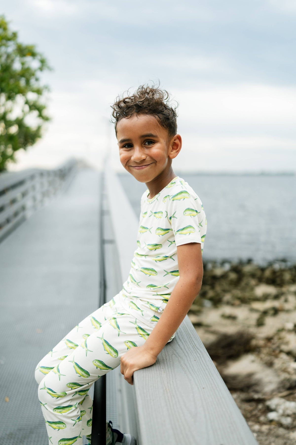 Mahi Short Sleeve with Pants Two-Piece Sets
