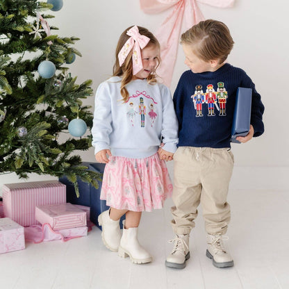Nutcracker Christmas Gemstone Clip - Kids Hair Accessories