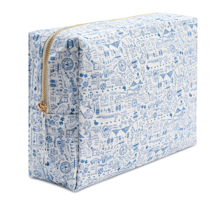 Boston Large Travel Pouch: Sailor Blue