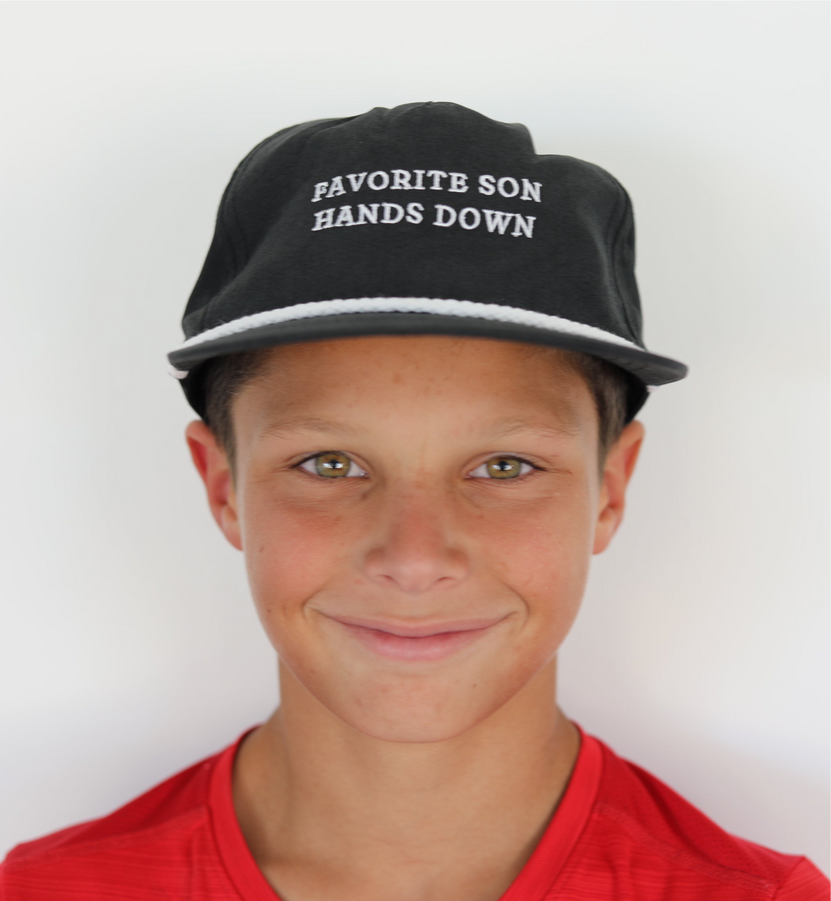 Favorite Son Hands Down Rope Cap, Black