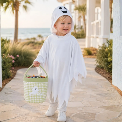Personalized Glow-in-The-Dark Ghost Trick-Or-Treat Tote