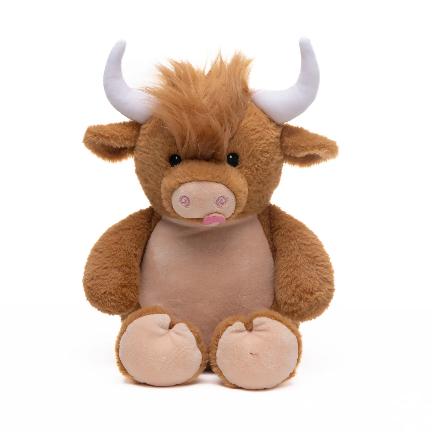 Highland Cow with Removable Stuffing Pod
